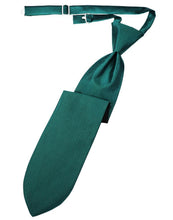 Cardi Pre-Tied Jade Herringbone Necktie