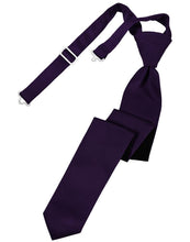 Cardi Pre-Tied Lapis Luxury Satin Skinny Necktie