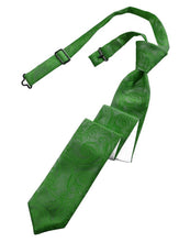 Cardi Pre-Tied Hunter Tapestry Skinny Necktie