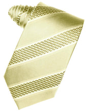 Cardi Self Tie Buttercup Venetian Stripe Necktie