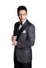 Cardi "Bradford" Steel Grey Tuxedo Jacket (Separates)