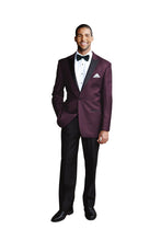 Cardi "Fitzgerald" Plum Tuxedo Jacket (Separates)