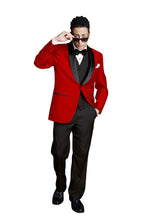 Cardi "Bradford" Red Tuxedo Jacket (Separates)