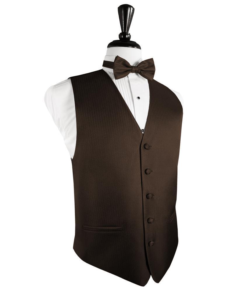 Assorted Brands Solid Brown Tuxedo Vest Size 3X (Plus) - 51% off Assorted Brands Solid Brown Tuxedo Vest Size 3X (Plus) - 51% off