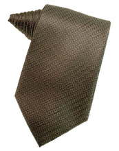 Cardi Self Tie Espresso Herringbone Necktie