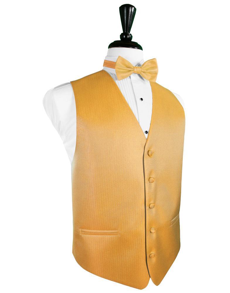 Cardi Mandarin Herringbone Tuxedo Vest
