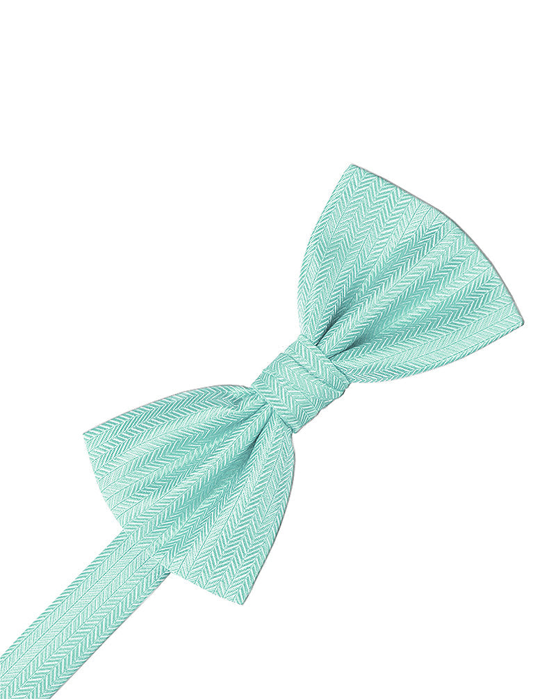 Cardi Pool Herringbone Bow Tie