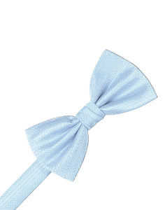 Cardi Powder Blue Herringbone Bow Tie