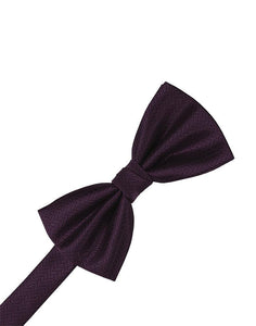 Cardi Raisin Herringbone Kids Bow Tie