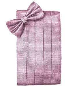 Cardi Rose Herringbone Kids Cummerbund