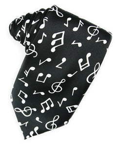 Cardi Music Notes Necktie