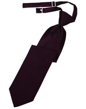 Cardi Pre-Tied Berry Luxury Satin Necktie