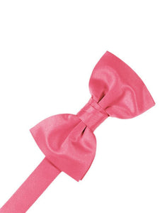 Cardi Bubblegum Luxury Satin Kids Bow Tie