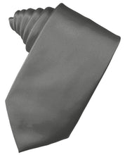 Cardi Self Tie Charcoal Luxury Satin Necktie