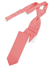 Cardi Pre-Tied Guava Luxury Satin Skinny Necktie