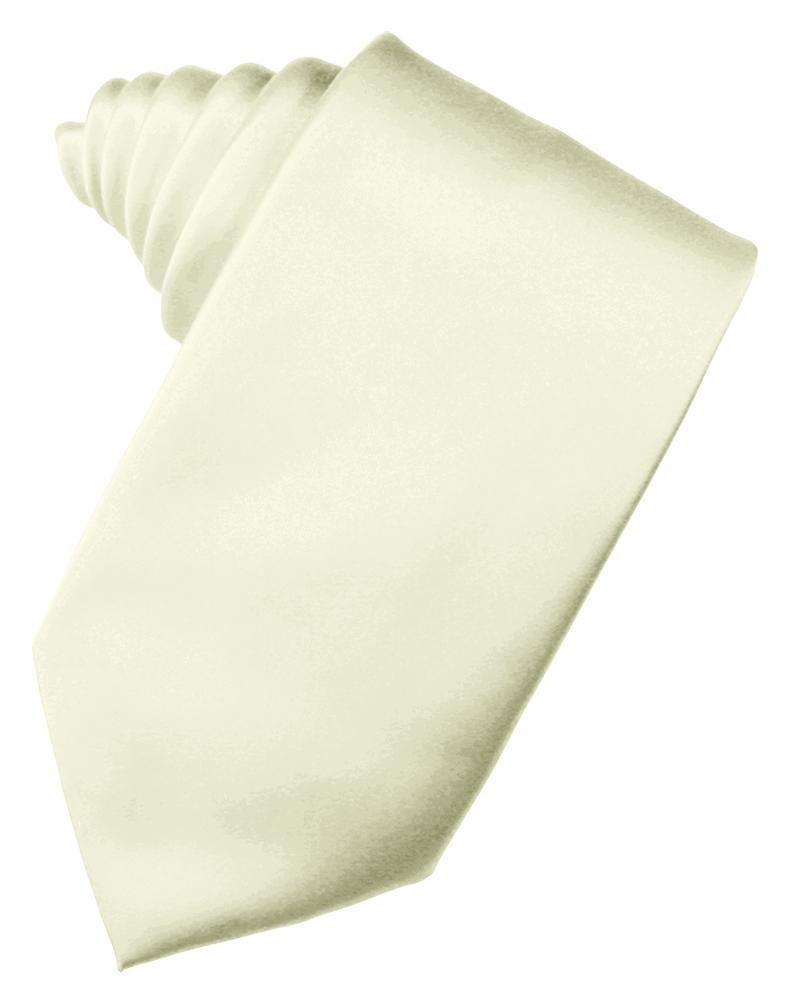 Cardi Self Tie Ivory Luxury Satin Necktie