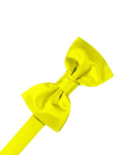 Cardi Lemon Luxury Satin Bow Tie
