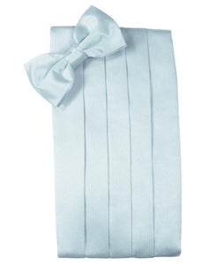 Cardi Light Blue Luxury Kids Satin Cummerbund