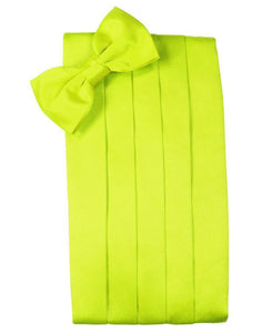 Cardi Lime Luxury Kids Satin Cummerbund