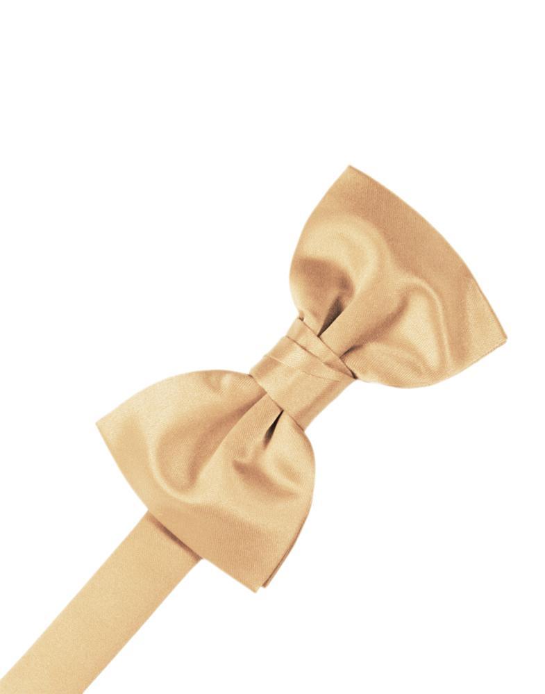 Cardi Peach Luxury Satin Kids Bow Tie