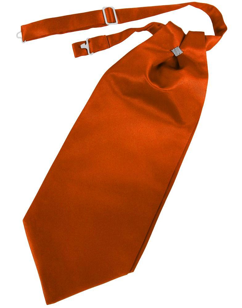 Cardi Persimmon Solid Satin Kids Cravat