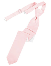 Cardi Pre-Tied Pink Luxury Satin Skinny Necktie