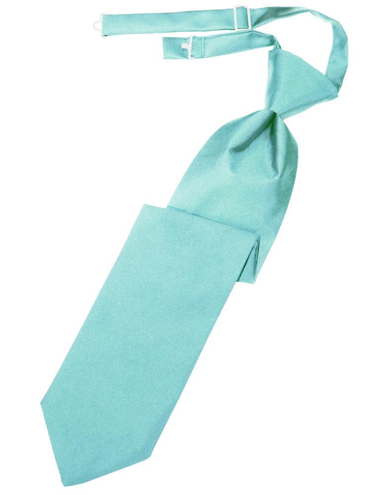 Cardi Pre-Tied Pool Luxury Satin Necktie