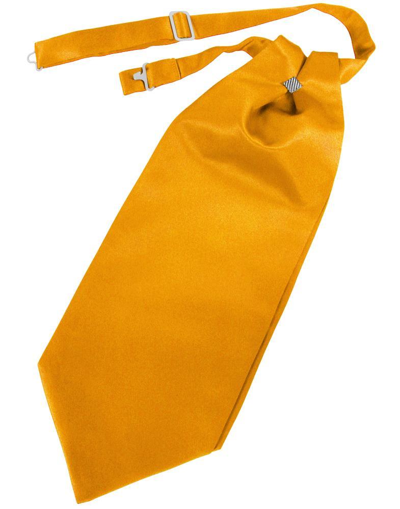 Cardi Tangerine Solid Satin Kids Cravat