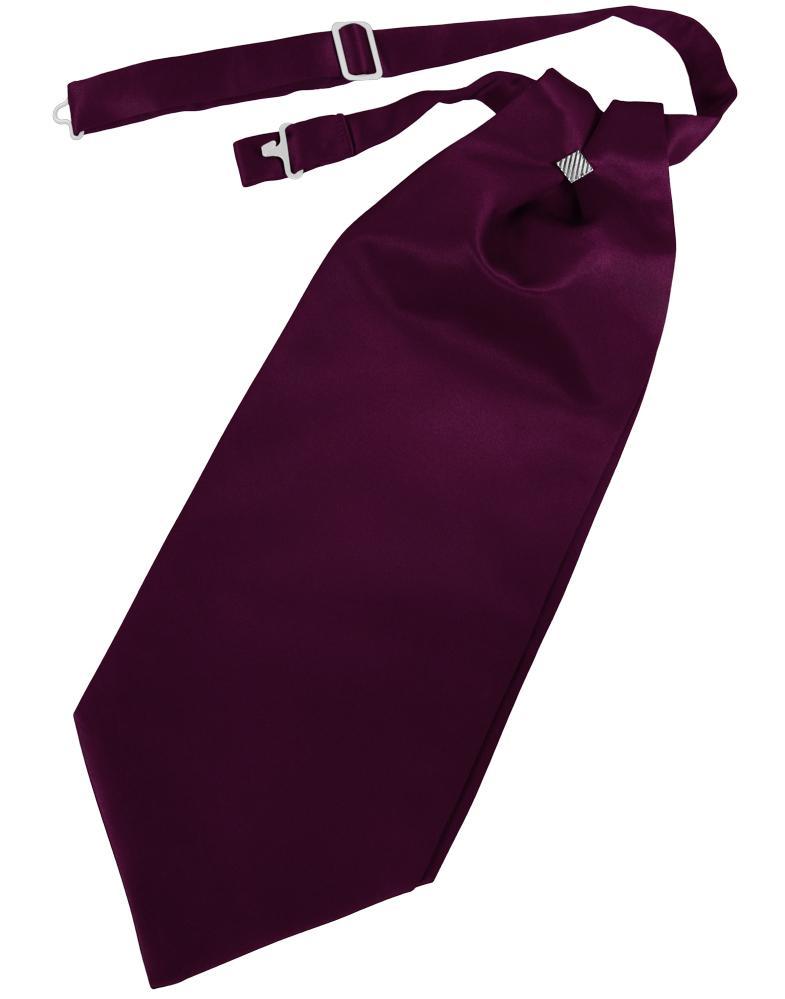 Cardi Wine Solid Satin Kids Cravat