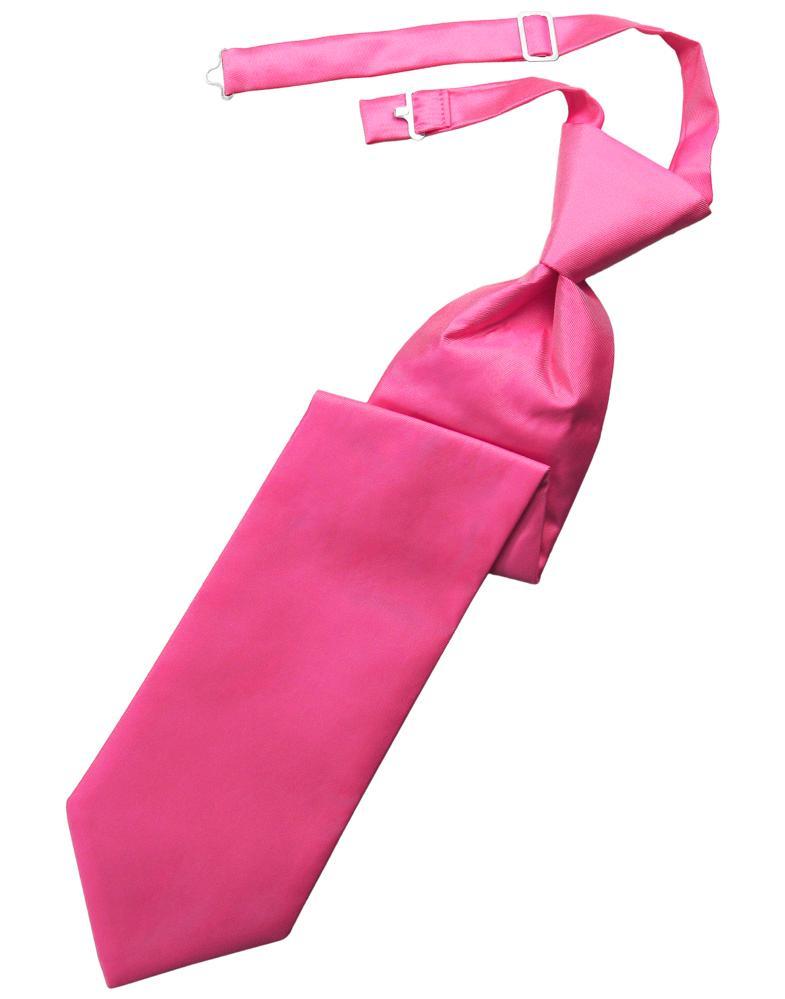 Cardi Fuchsia Solid Twill Windsor Tie