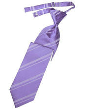 Cardi Pre-Tied Freesia Striped Satin Necktie