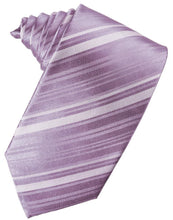Cardi Self Tie Heather Striped Satin Necktie
