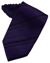 Cardi Self Tie Lapis Striped Satin Necktie
