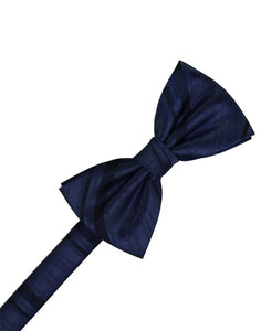 Cardi Marine Striped Satin Kids Bow Tie