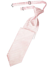 Cardi Pre-Tied Pink Striped Satin Necktie