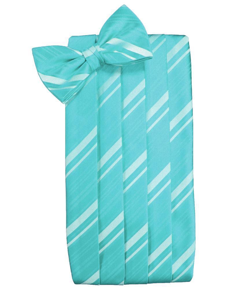 Cardi Pool Kids Striped Satin Cummerbund