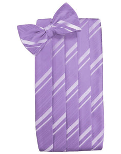 Cardi Wisteria Kids Striped Satin Cummerbund