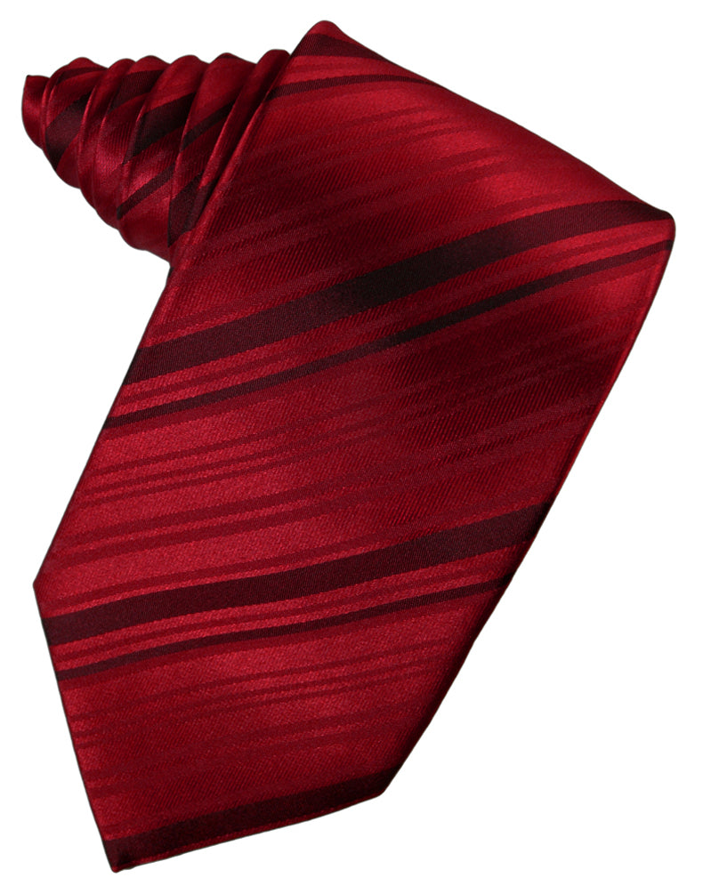 Cristoforo Cardi Apple Striped Silk Necktie