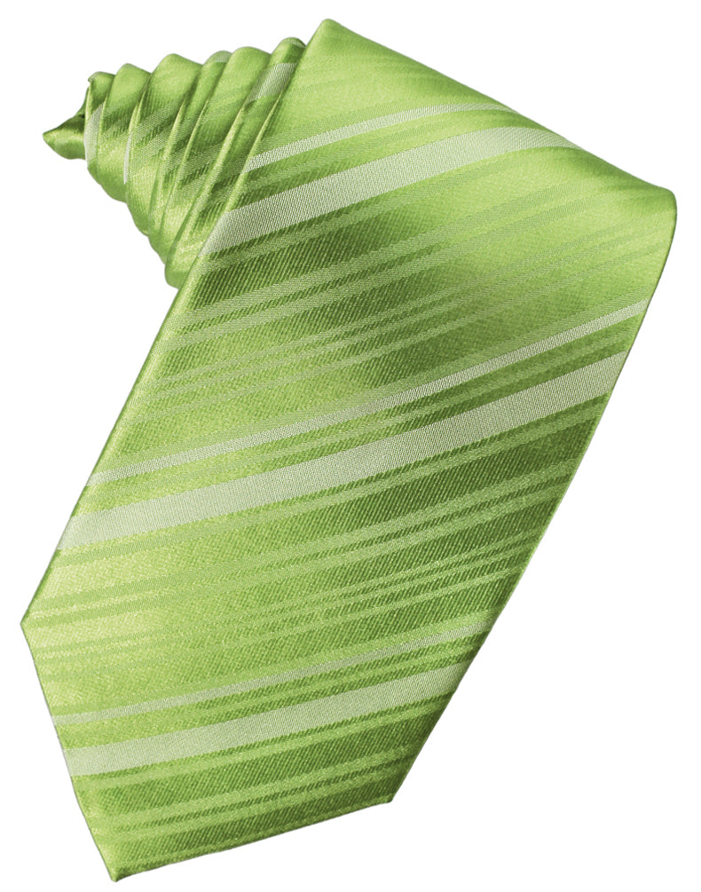 Cristoforo Cardi Clover Striped Silk Necktie