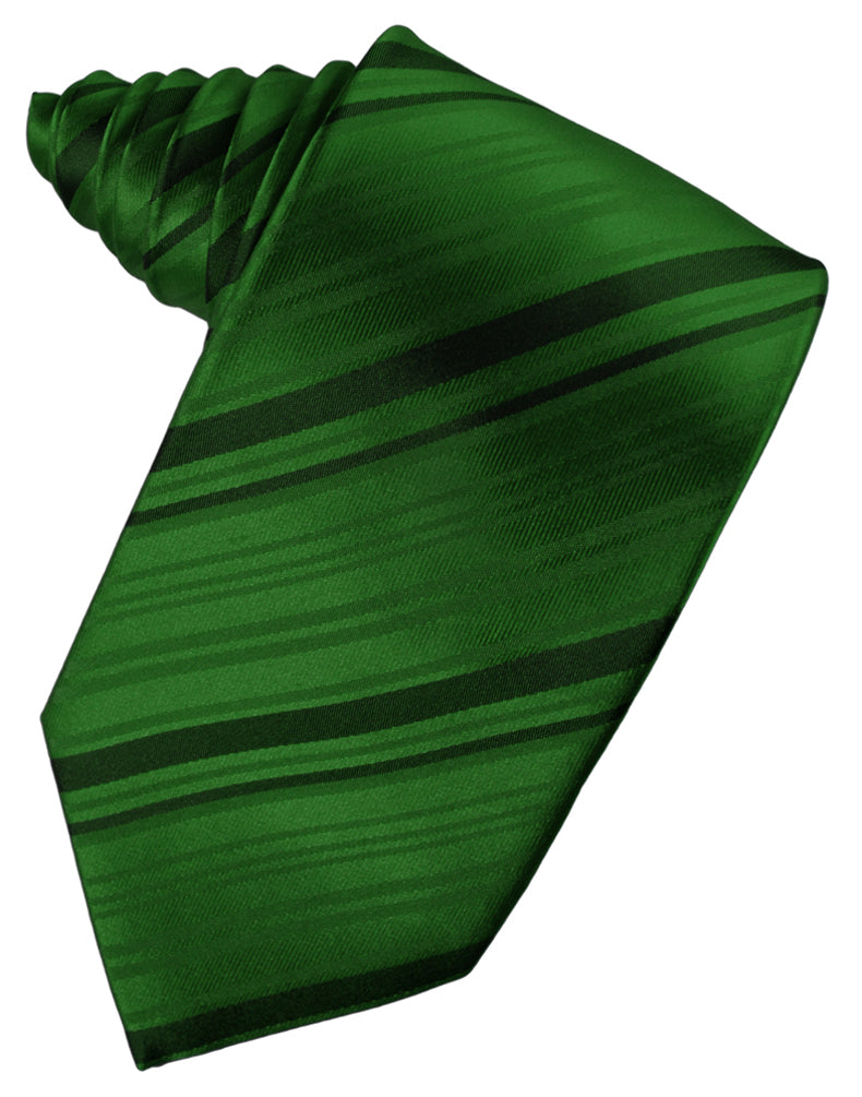 Cristoforo Cardi Hunter Striped Silk Necktie