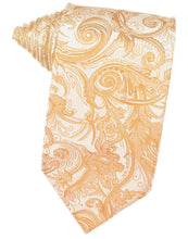 Cardi Self Tie Apricot Tapestry Necktie