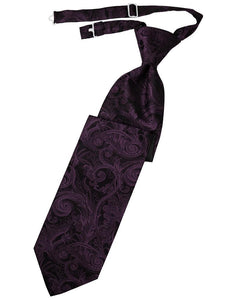 Cardi Pre-Tied Berry Tapestry Necktie