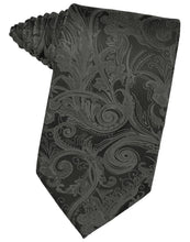 Cardi Self Tie Charcoal Tapestry Necktie