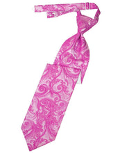 Cardi Pre-Tied Fuchsia Tapestry Necktie