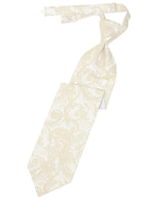 Cardi Pre-Tied Ivory Tapestry Necktie