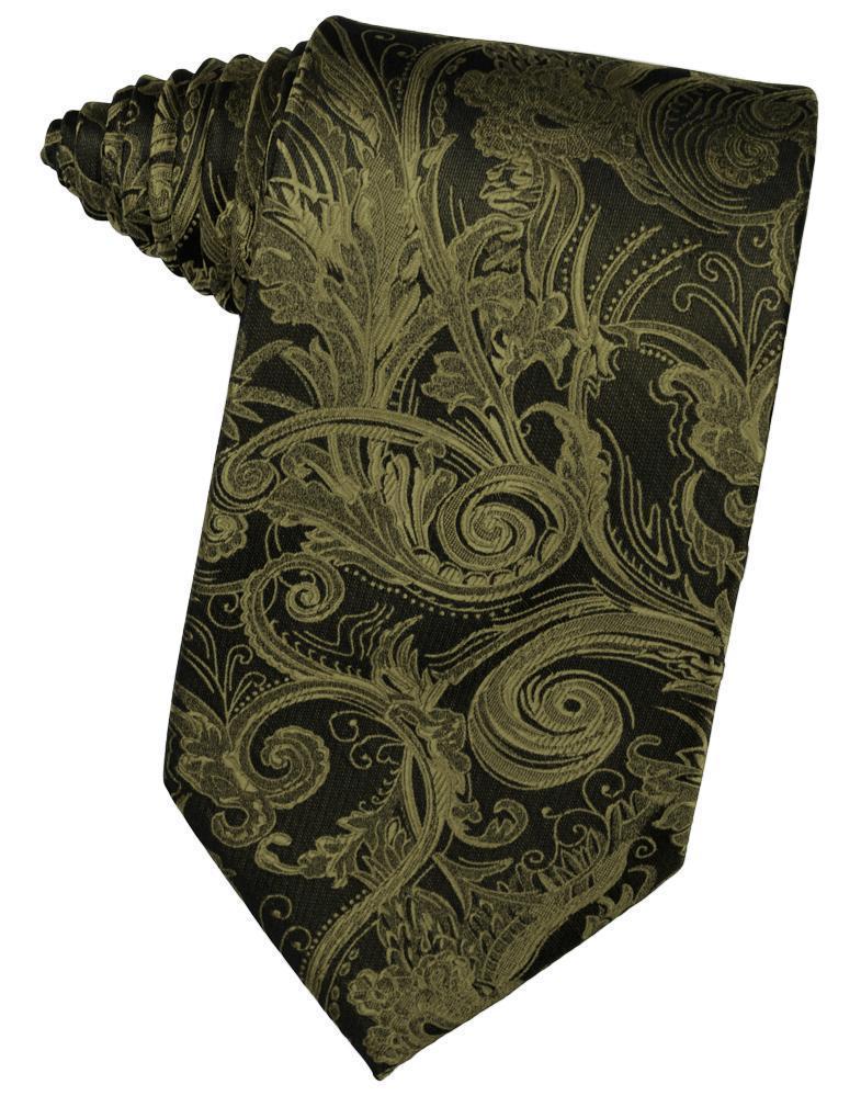Cardi Self Tie Moss Tapestry Necktie