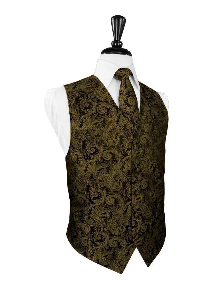 New Gold Tapestry Tuxedo Vest New Gold Tapestry Tuxedo Vest