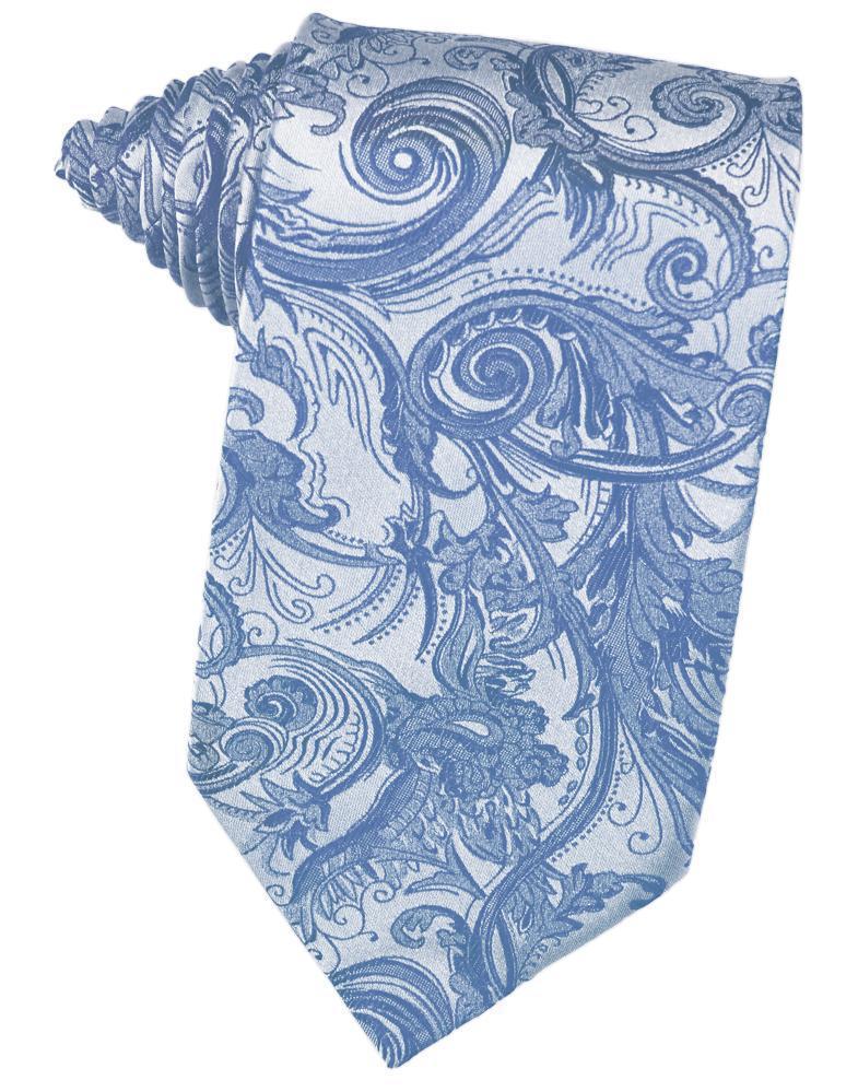 Cardi Self Tie Periwinkle Tapestry Necktie