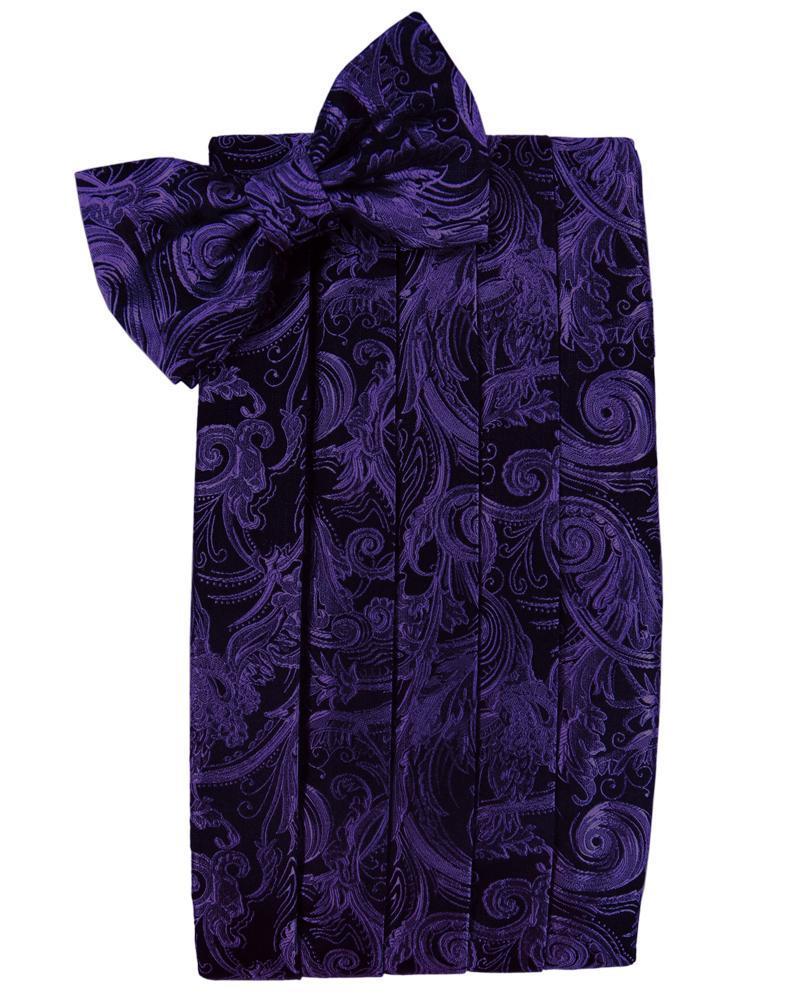 Cardi Purple Tapestry Cummerbund