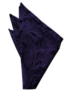 Cardi Purple Tapestry Pocket Square